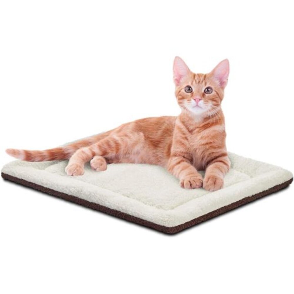 Self-Warming Cat Pad Self Heating Pad for Cat Reversible Beds Blanket 21 x 17 in